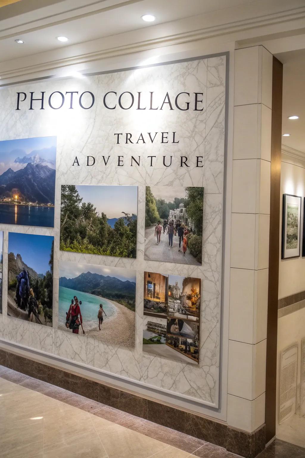 Turn your memories into a glossy publication masterpiece with a glossy publication-style arrangement.
