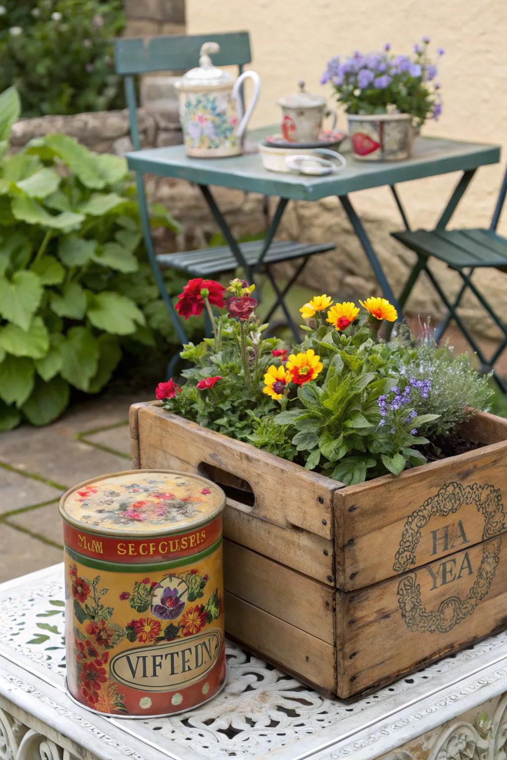 Use everyday objects to produce eye-catching planters.