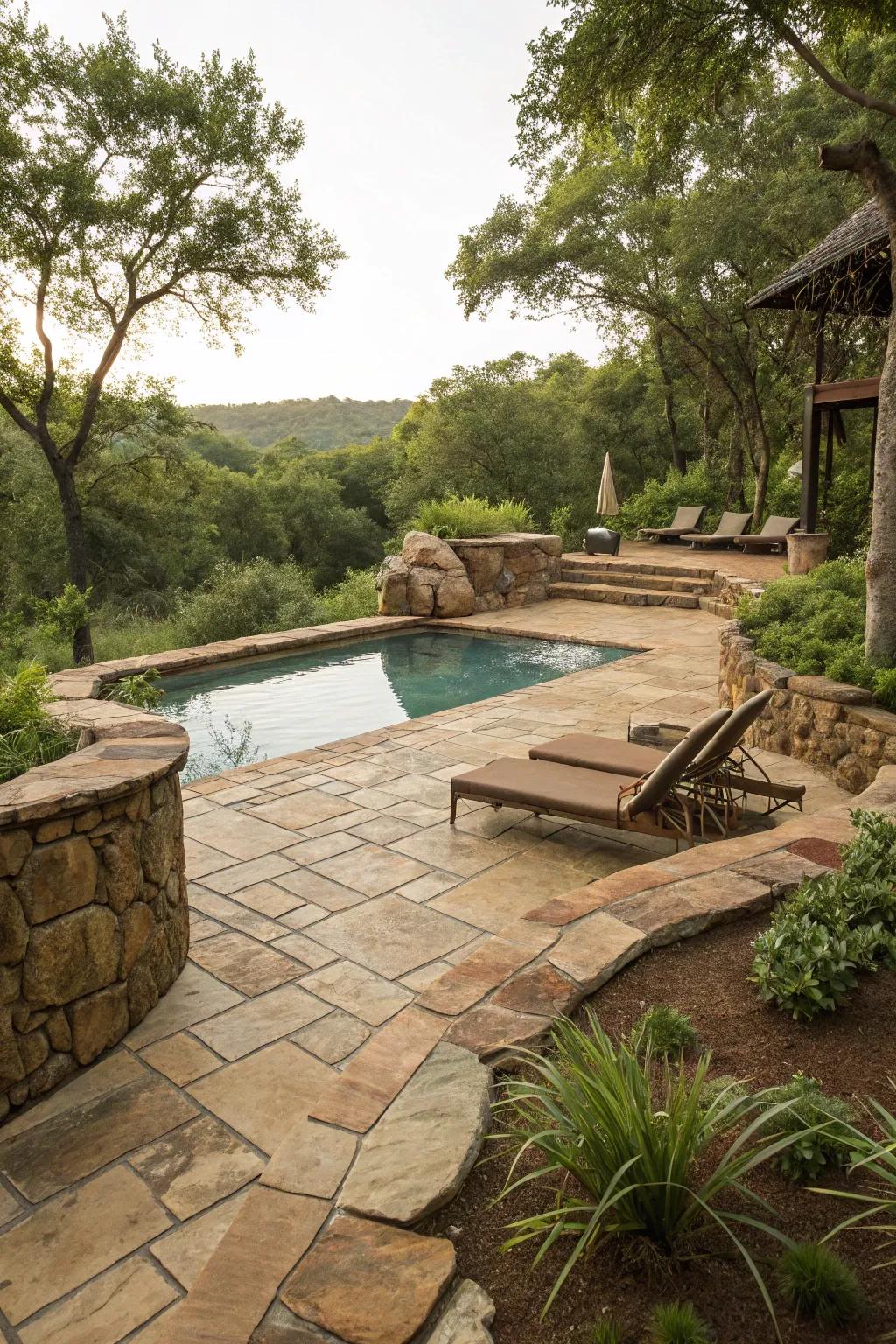 Natural shades harmonize smoothly with nature.