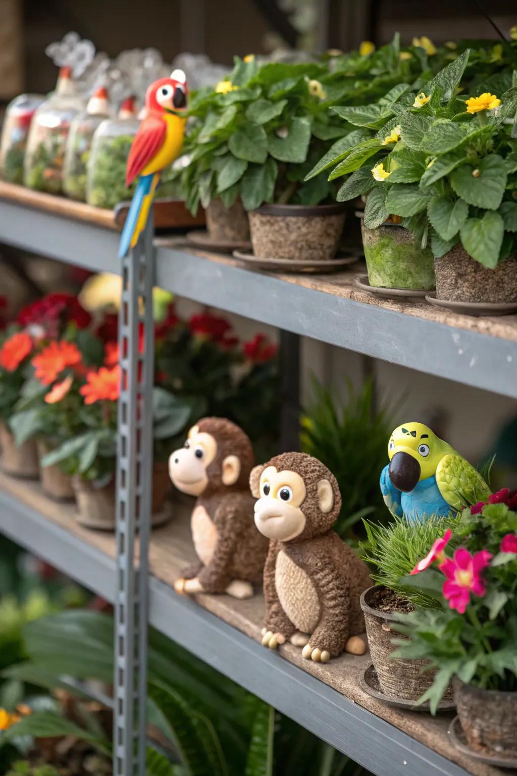 Include playful wildlife touches to your décor for a whimsical feel.