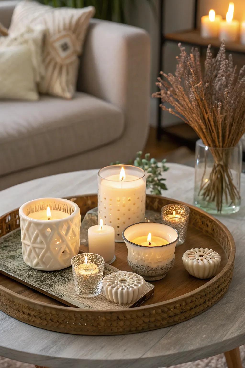 Candles bring warmth and style to your decor.