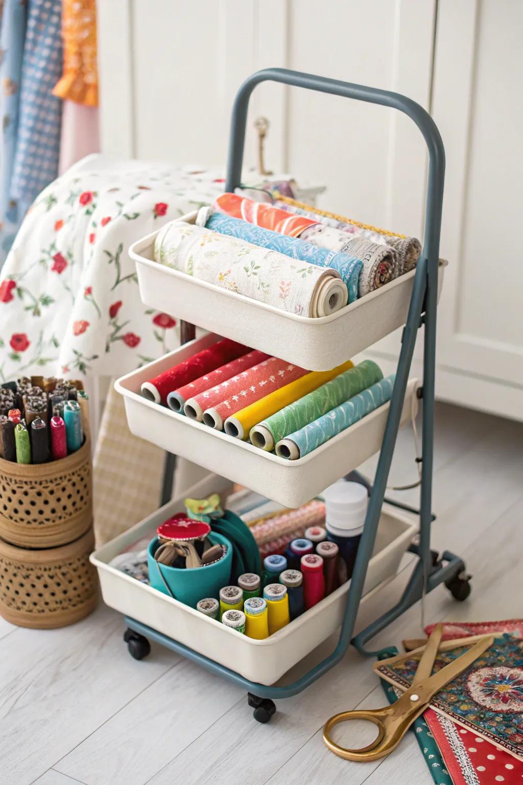 A mobile station offers flexibility and structure.