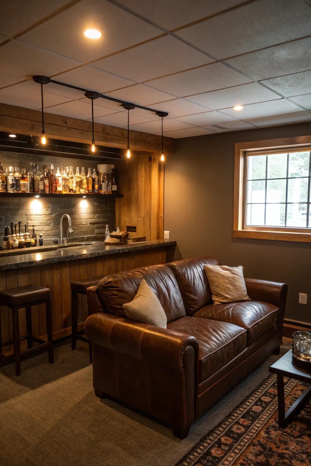 A lounge area is all about kicking back and hanging out.