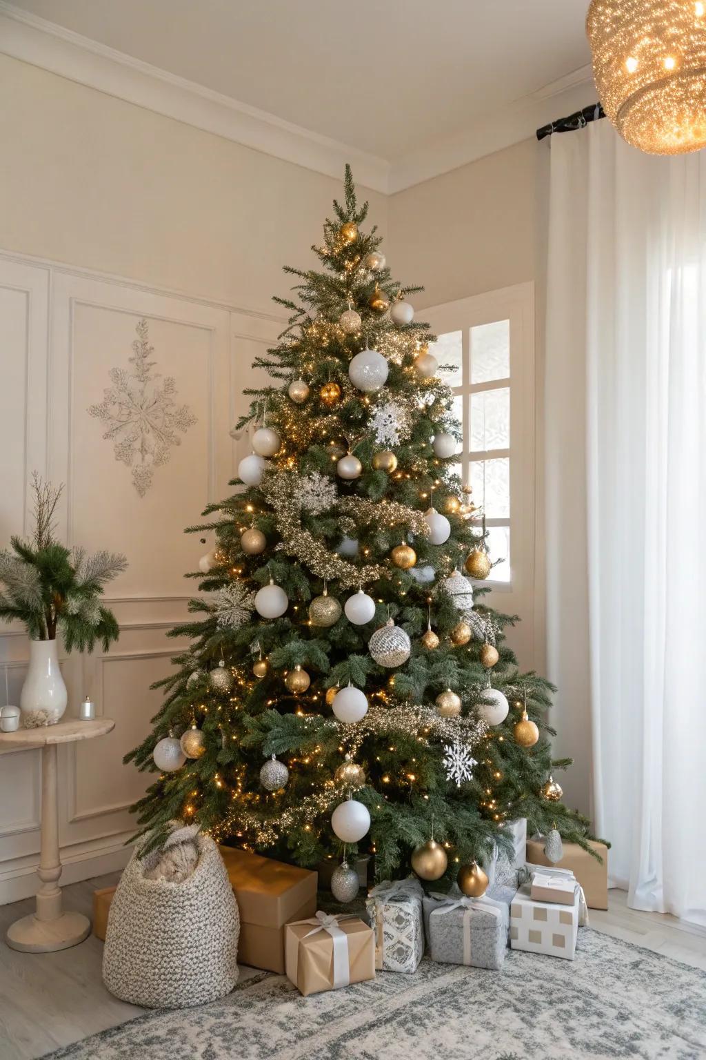 Subtle color stories present ageless elegance for your Christmas tree.