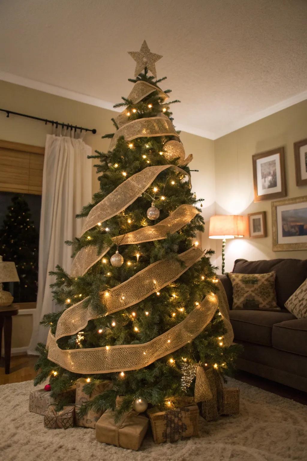 Woodland charm with country weave ribbons.