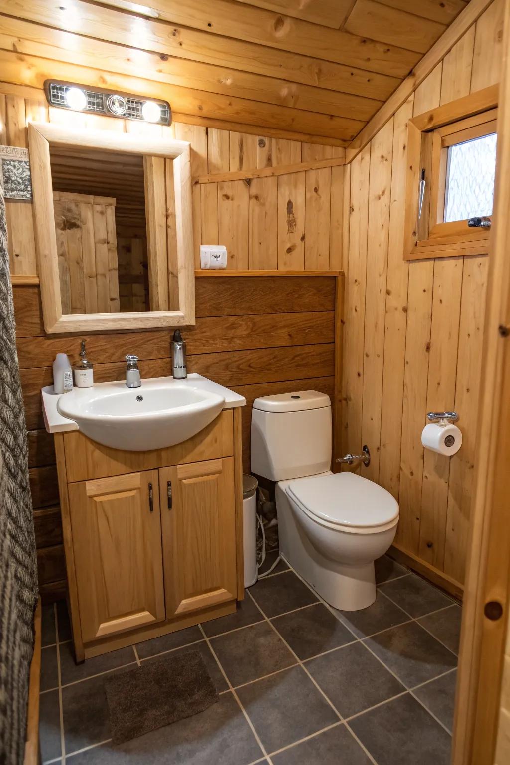 Compact fixtures optimize space while maintaining style.