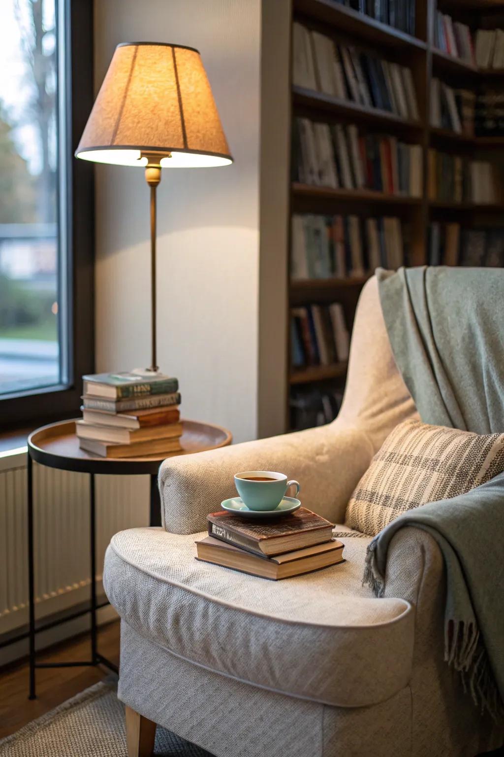 Design a personalized escape with a reading alcove.