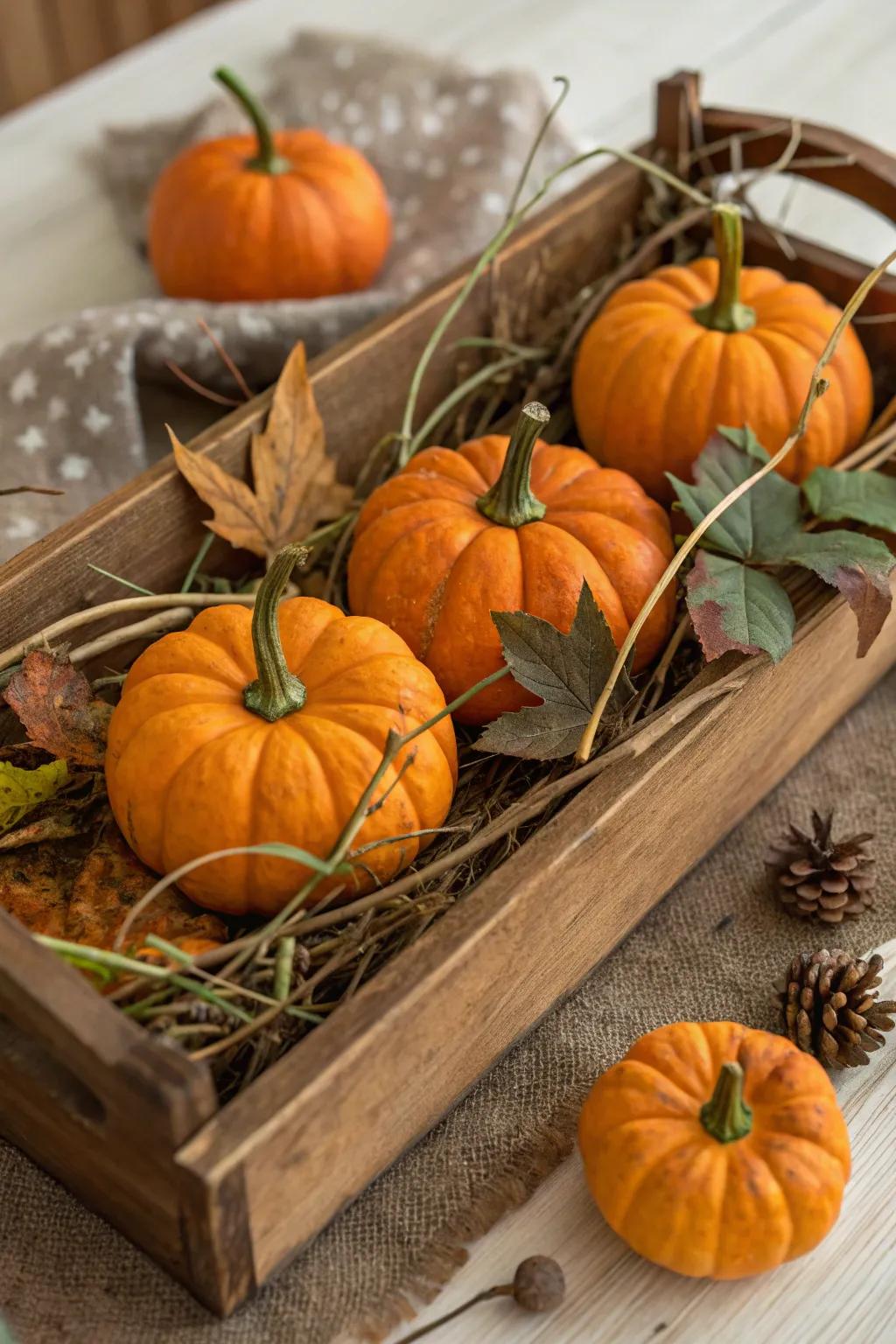 Pumpkins inspired by nature show the beauty of fall.