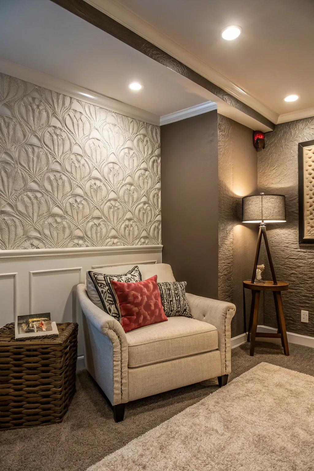 Feature walls can revolutionize even the tiniest areas.