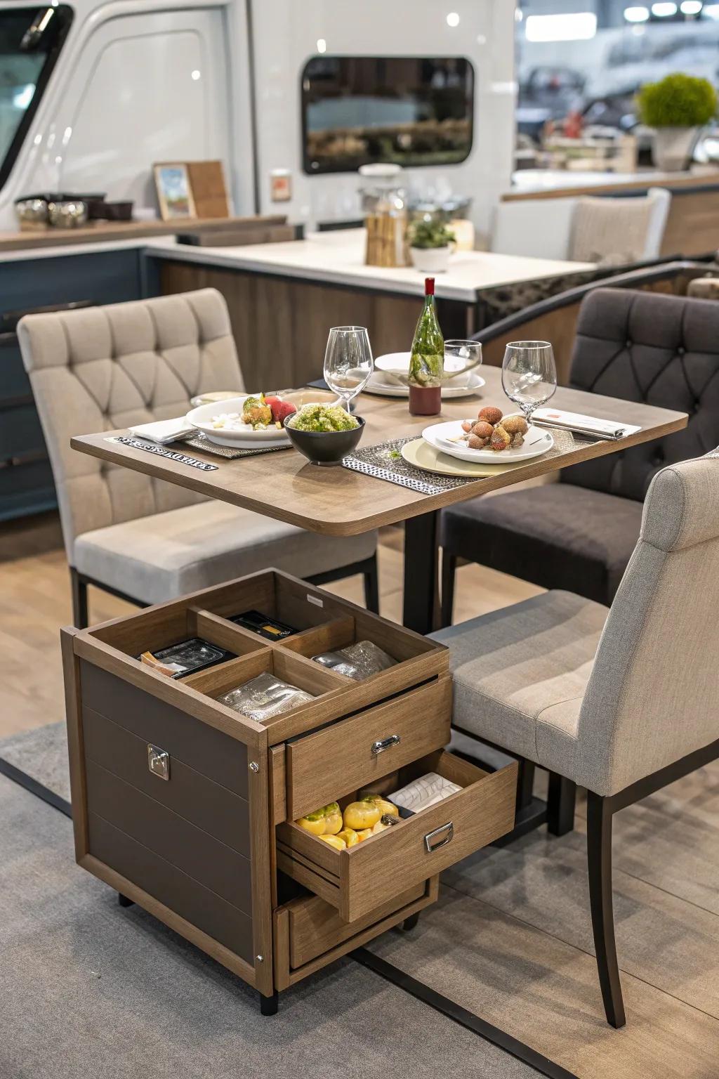 Furniture that does double duty can transform your dining area.