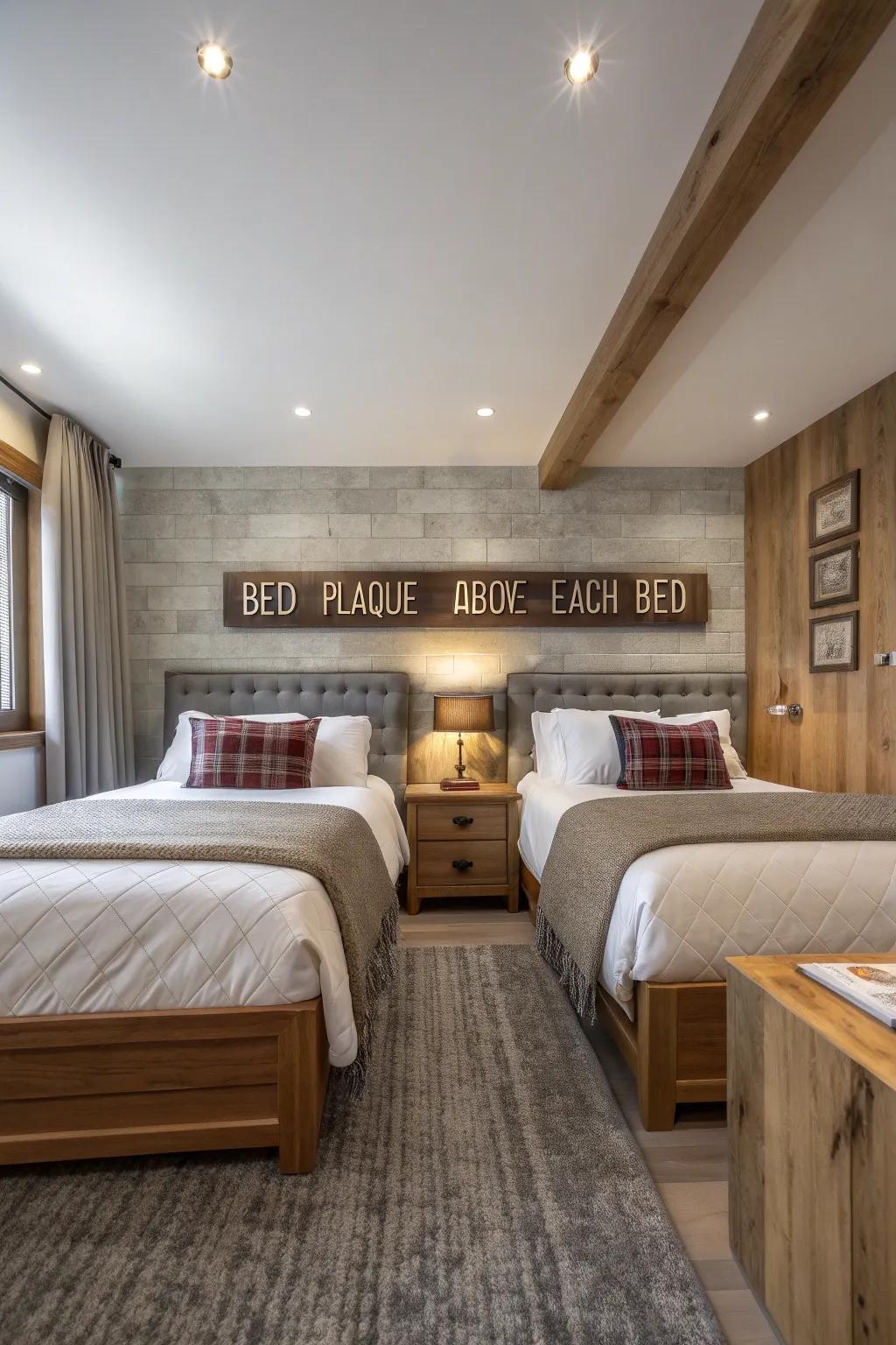 Nameboards give a personal essence to shared spaces, making each child feel uniquely recognized.