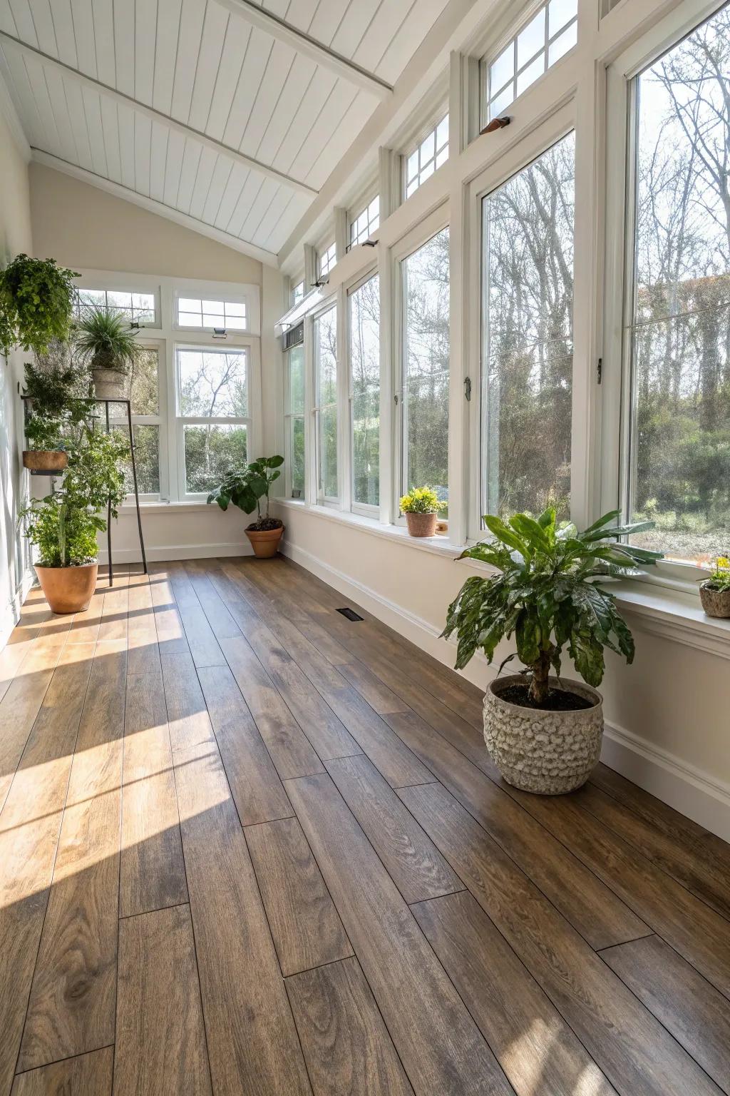 Premium Vinyl Boards offer practicality with a sophisticated appearance.