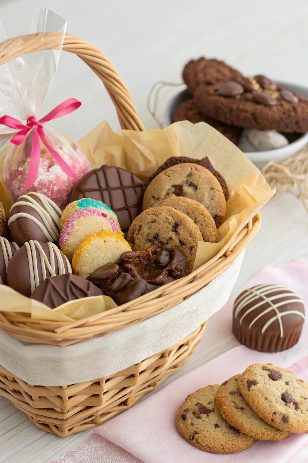 A pleasing variety of sweet treats for the holiday period.