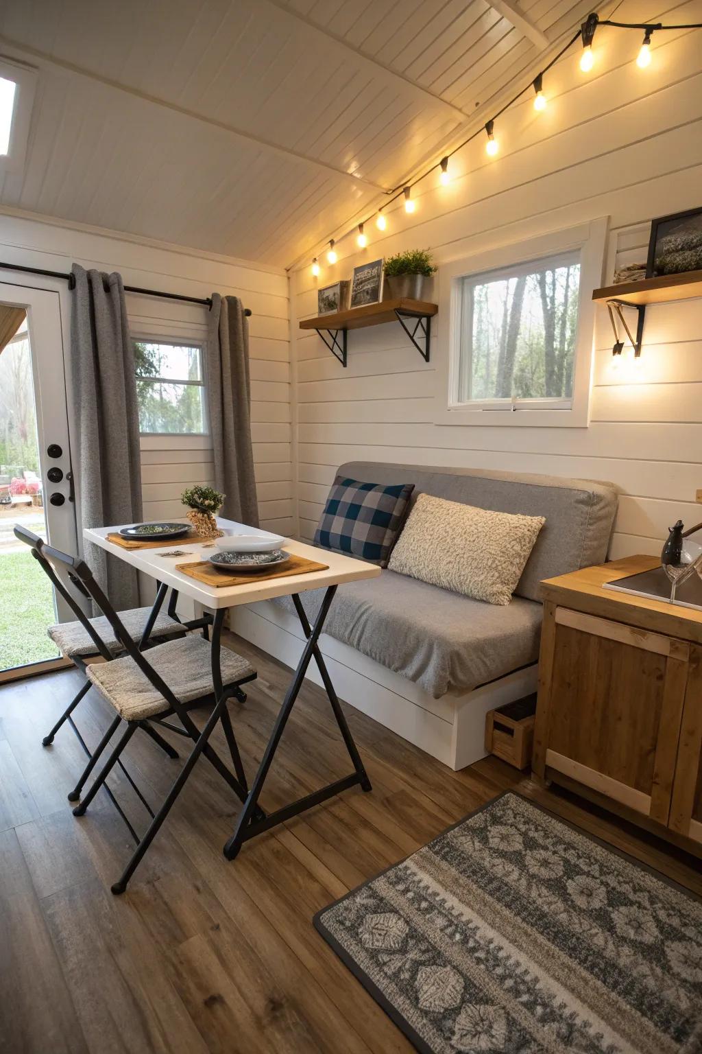 Refine suppleness with multipurpose furnishings.