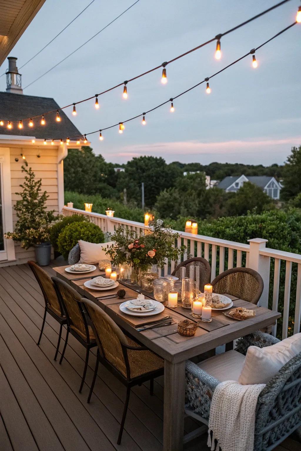 Relish meals outdoors with a dining setup that encourages you to linger.