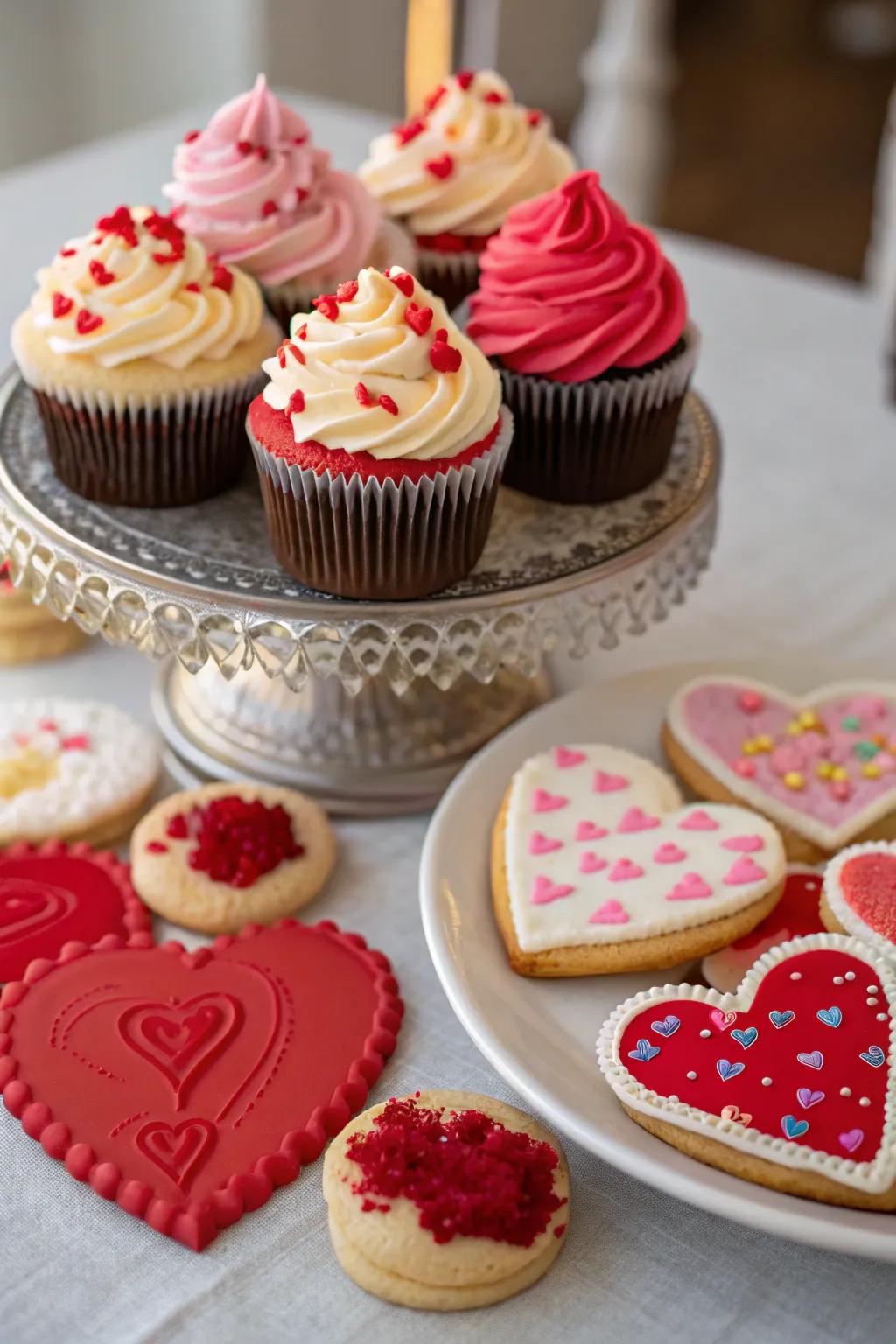 A captivating array of Valentine's Day sweets