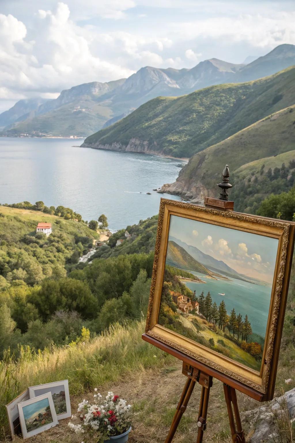 Unspoiled panoramas provide a breath of fresh air indoors.