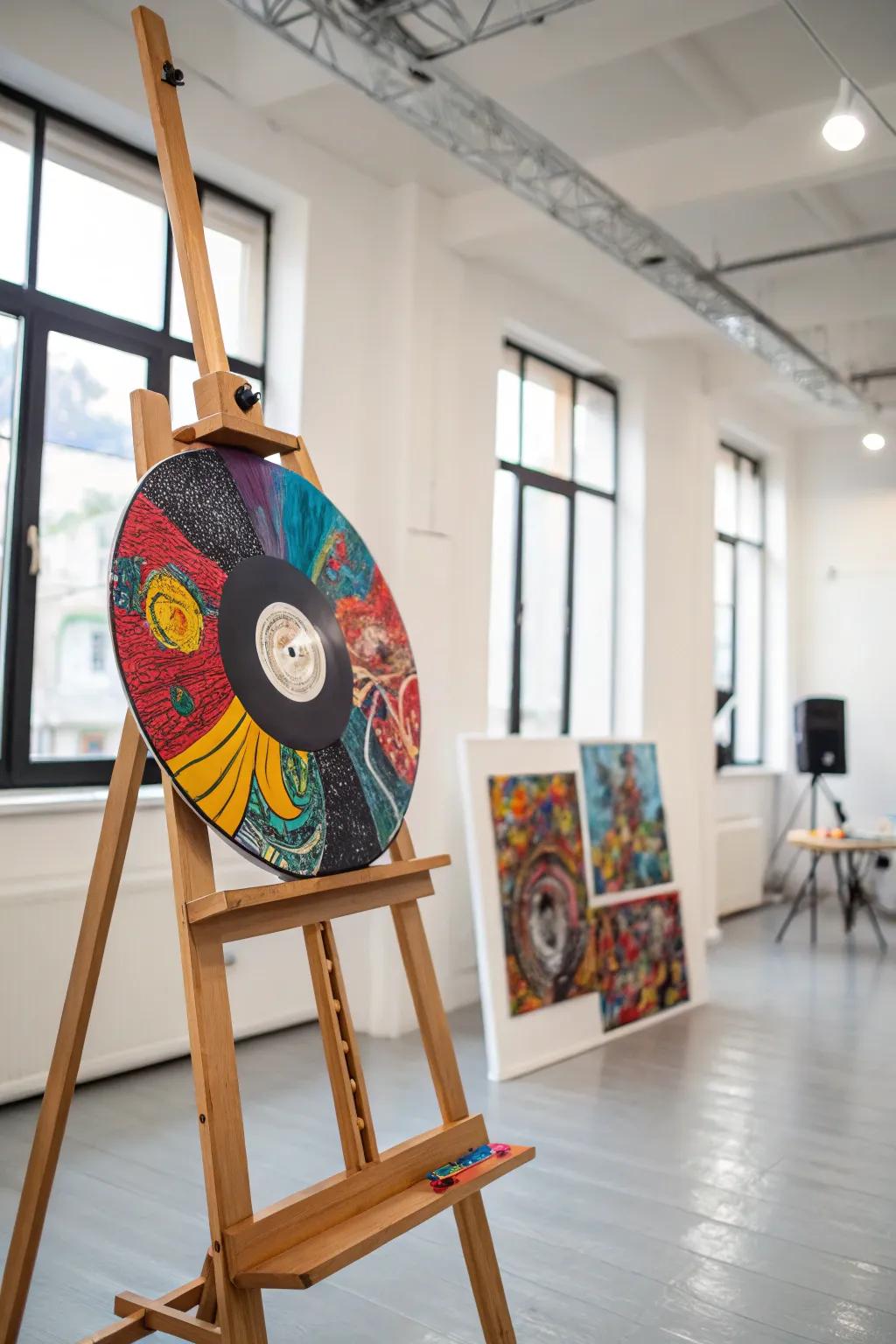 Use vibrant colors to transform standard vinyl into individualized artistic expressions.