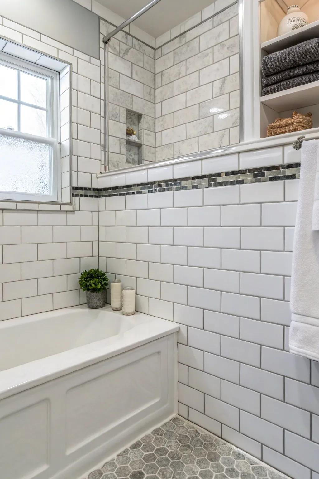 Dove hue cement adds a touch of elegance and sophistication.