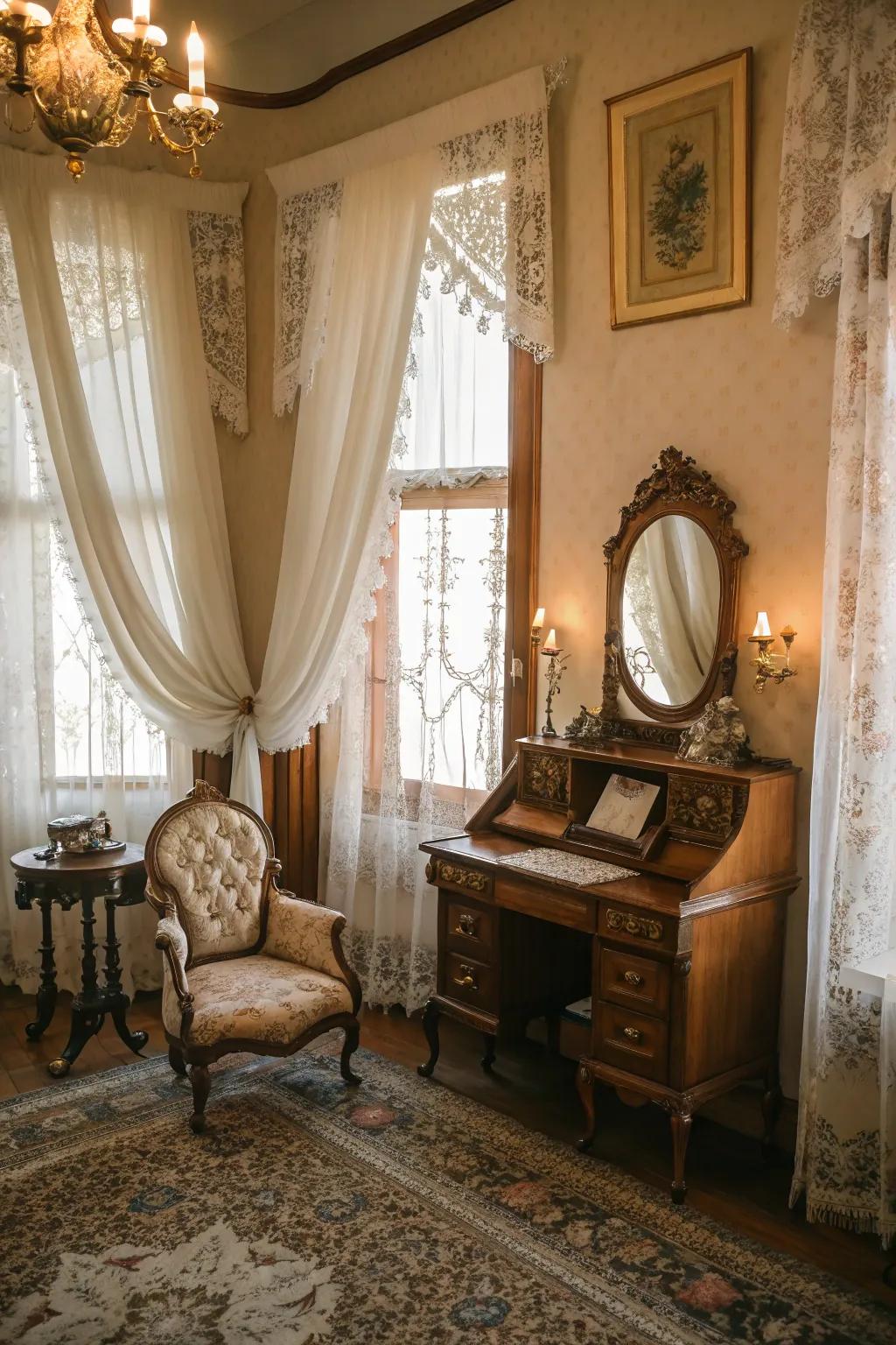 A classic sophistication environment ideal for mid-day tea.