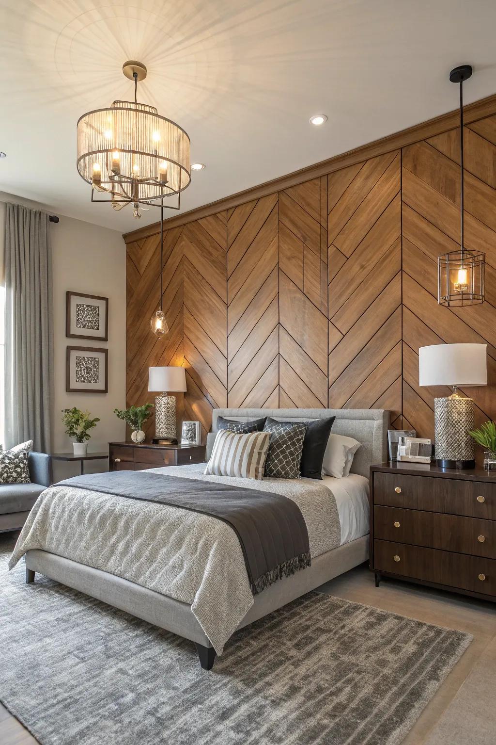 A timber clad feature wall has the power to redefine any space.