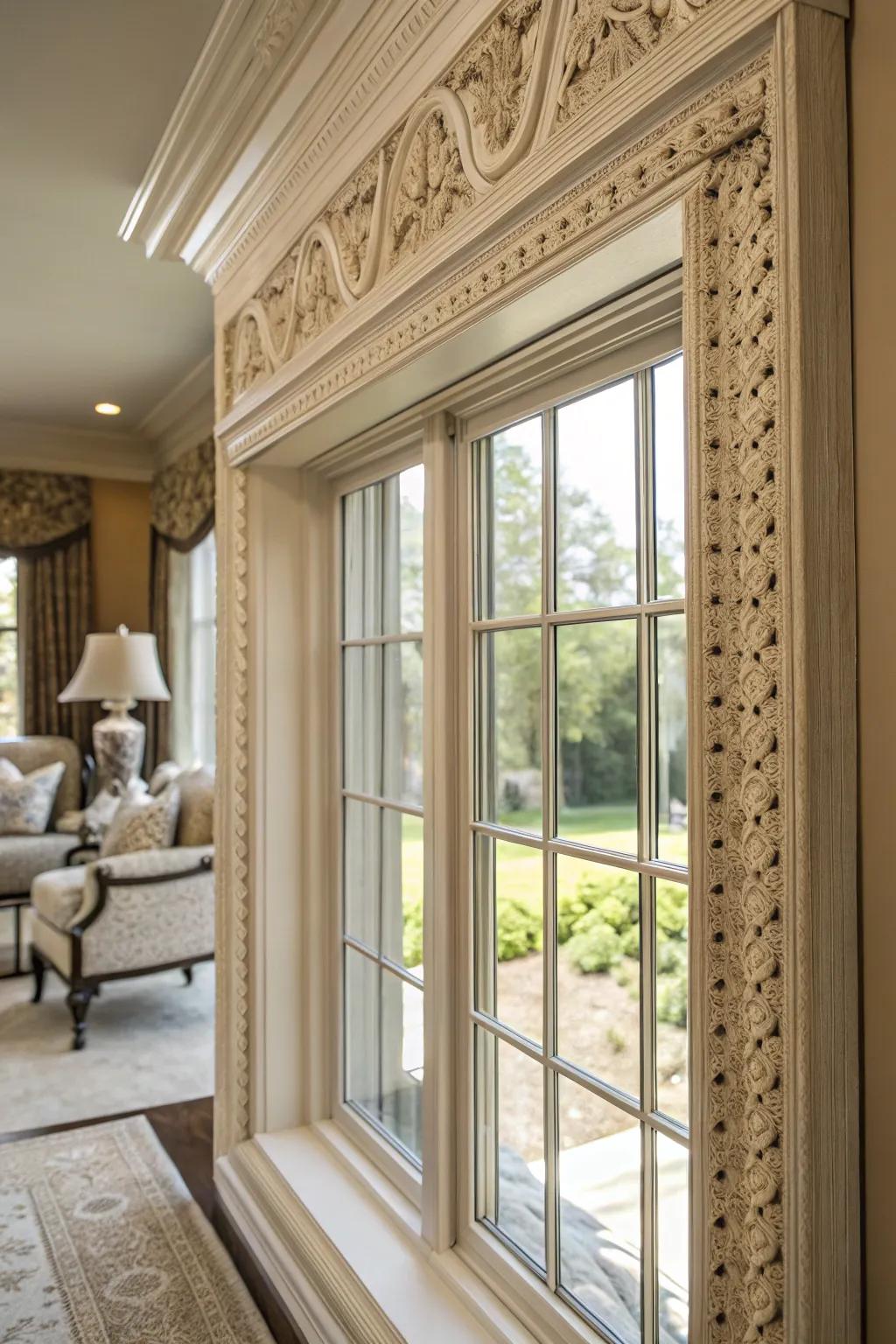 Layering trims achieves a polished and abundant aesthetic.