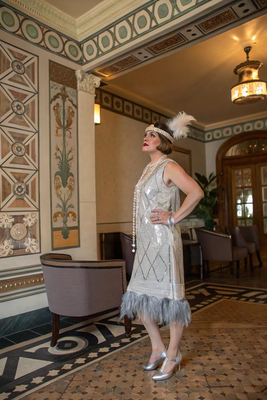 A glamorous tribute to the roaring twenties.
