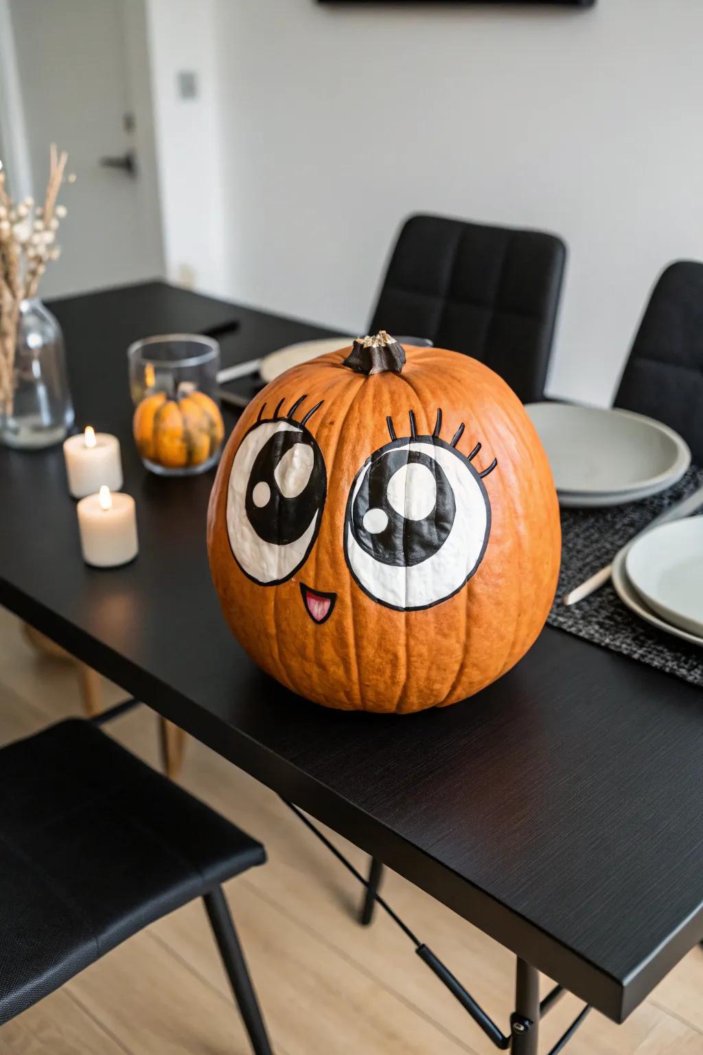 Infuse your pumpkin designs with expressive anime eyes.