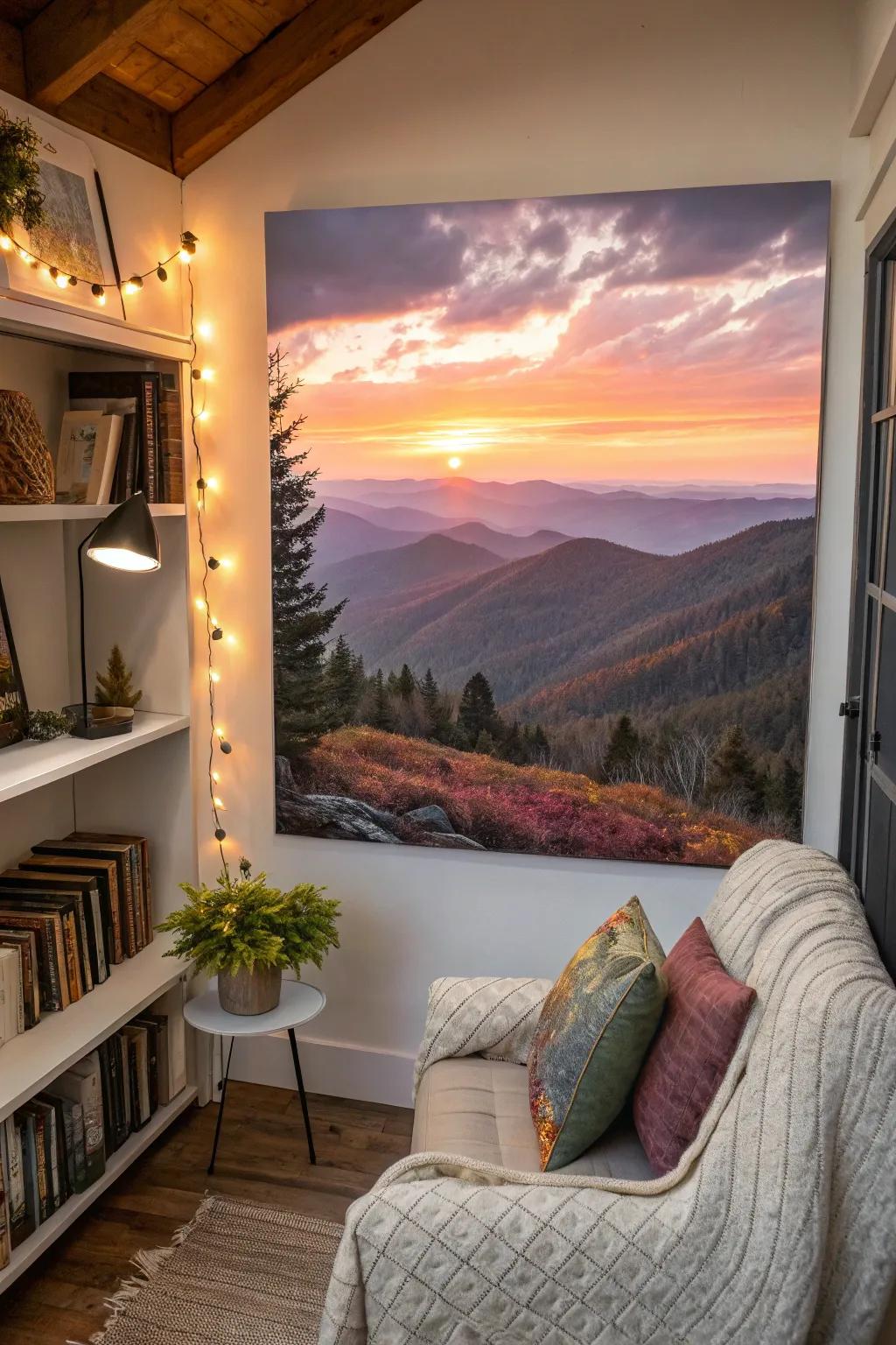 Landscape paintings bring the beauty of nature into your home