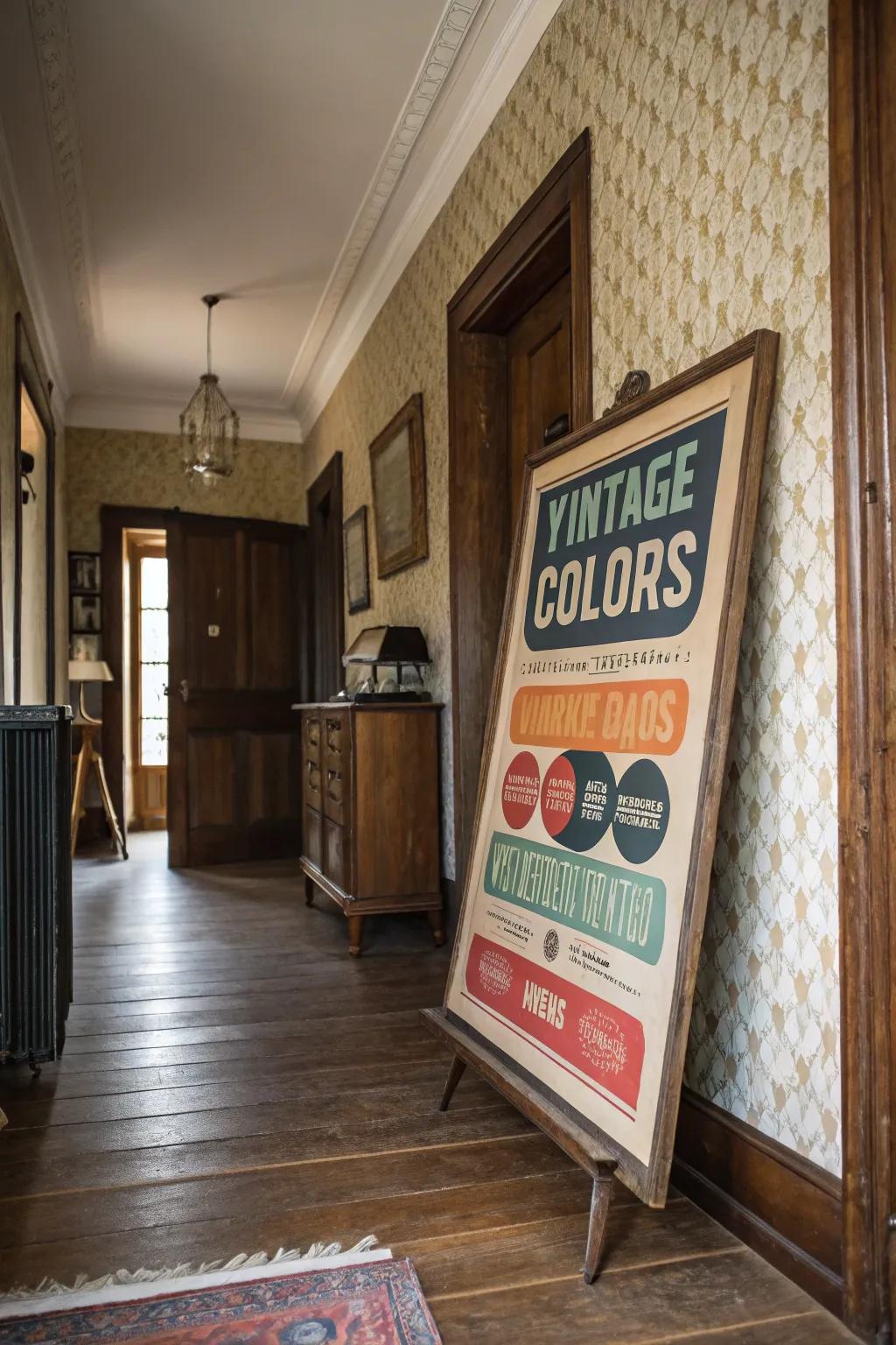 Welcome nostalgia through vintage art.