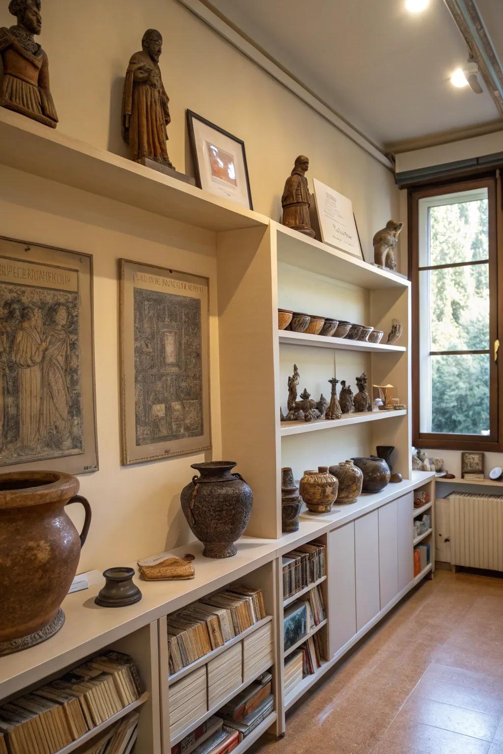 Cultural relics enriching tailored narratives and profundity to aesthetic.