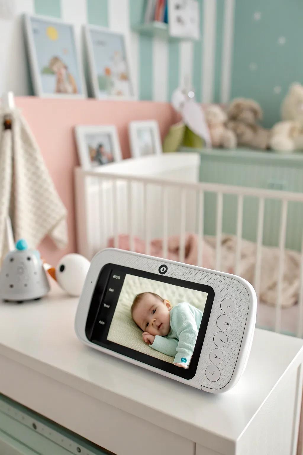 A modern infant viewer providing serenity.