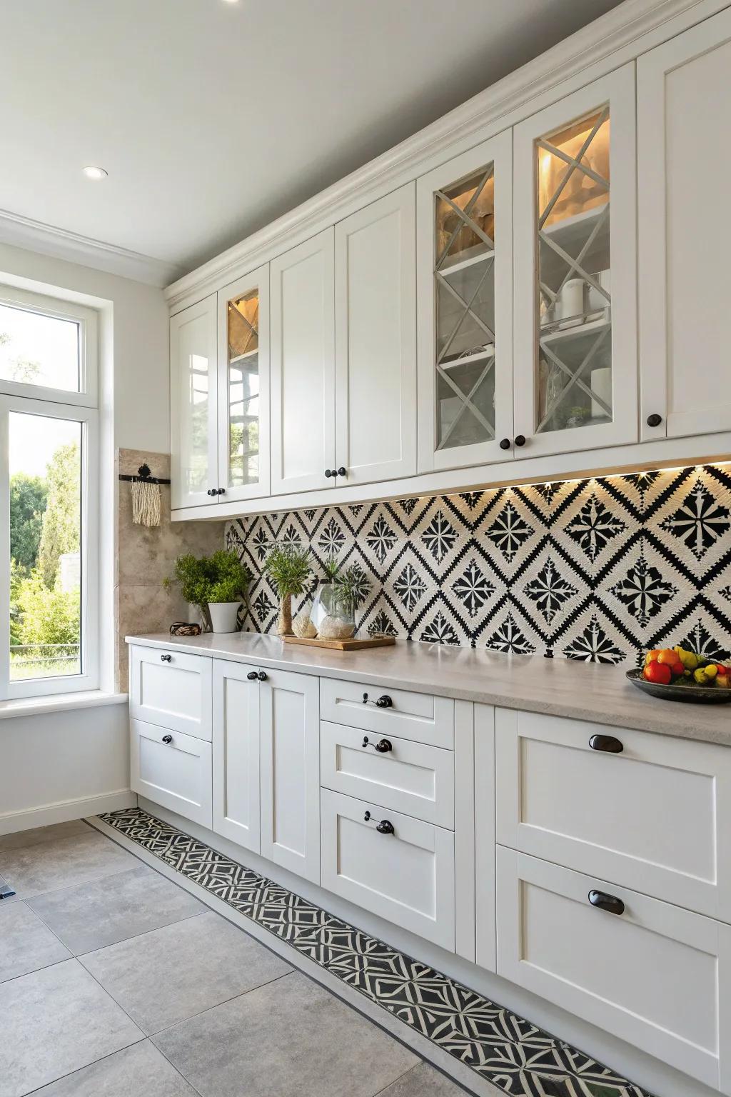 Symmetrical layouts create a bold statement.