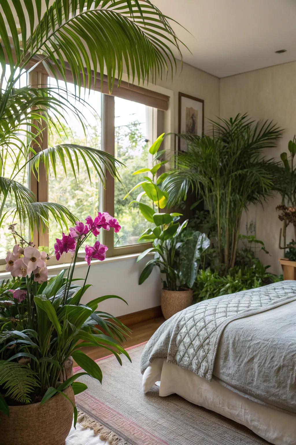 Exotic flora infuse energy and freshness.