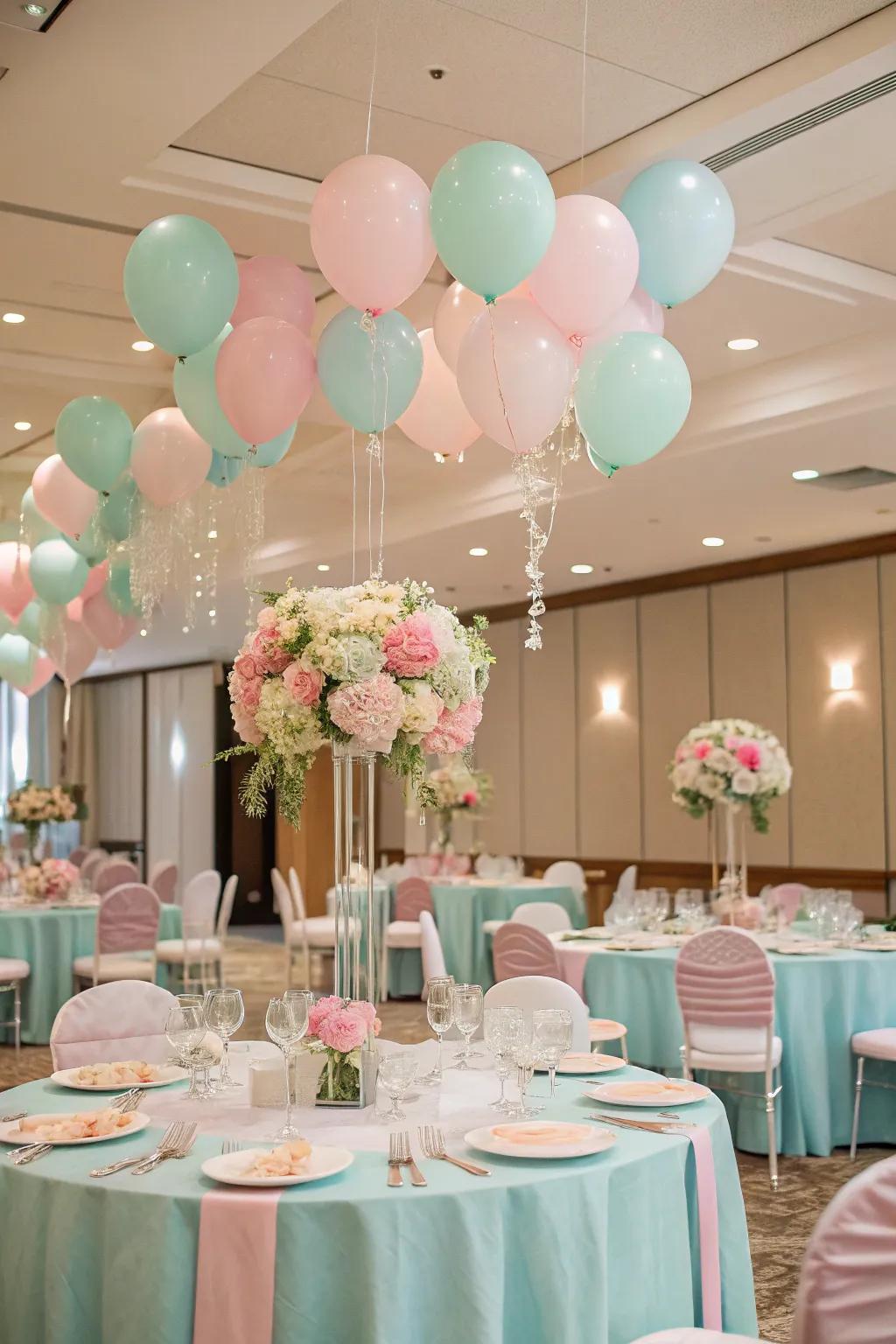 A harmonious color scheme bringing a banquet to life.