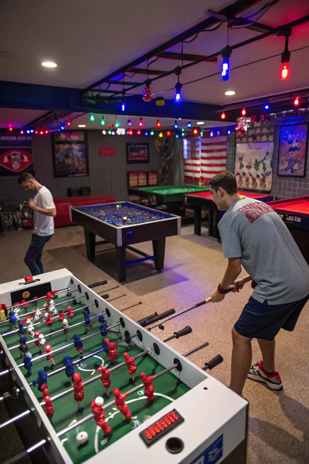 An interactive athletic hub ensures continuous excitement.