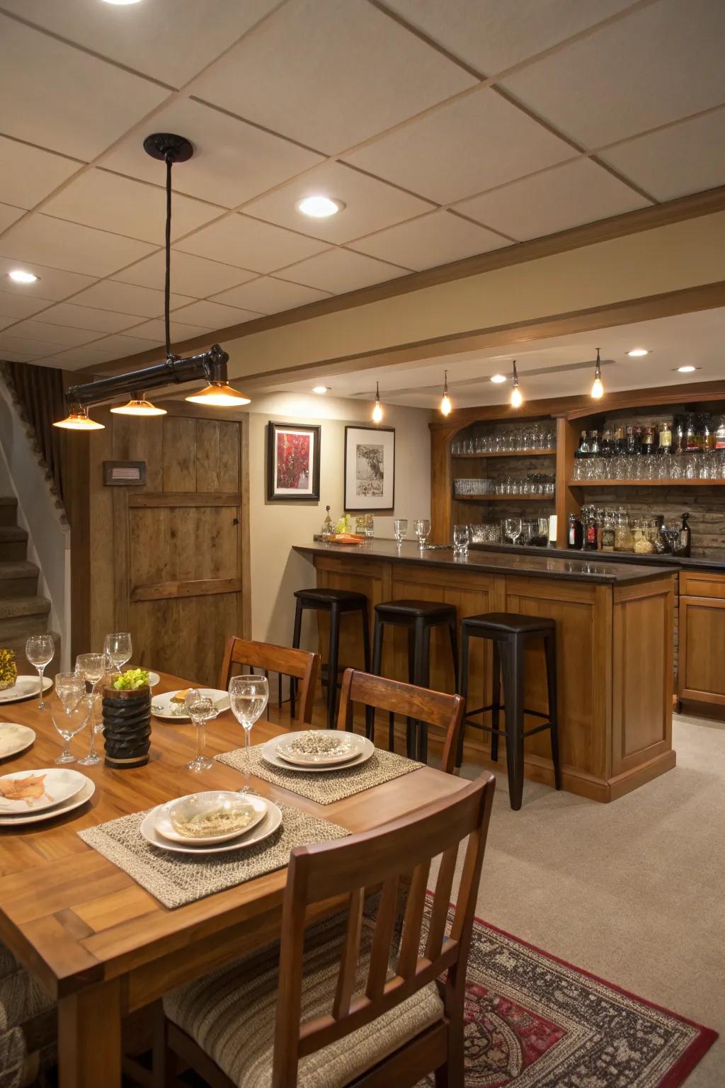 A flexible basement that adapts to your needs.