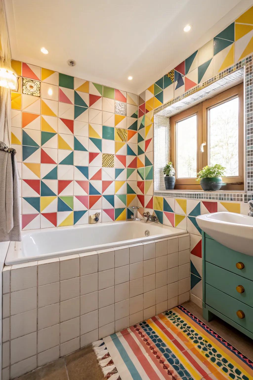 Bring in energy and joy with spirited geometric patterns.