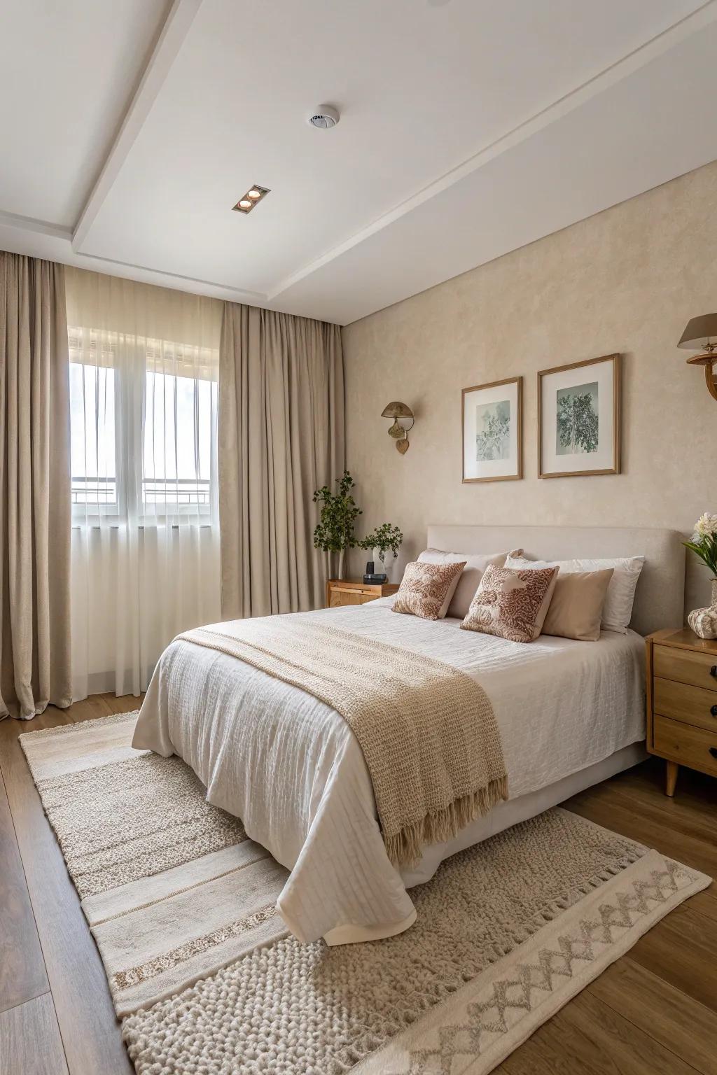 Achieve ageless beauty with nude color schemes.