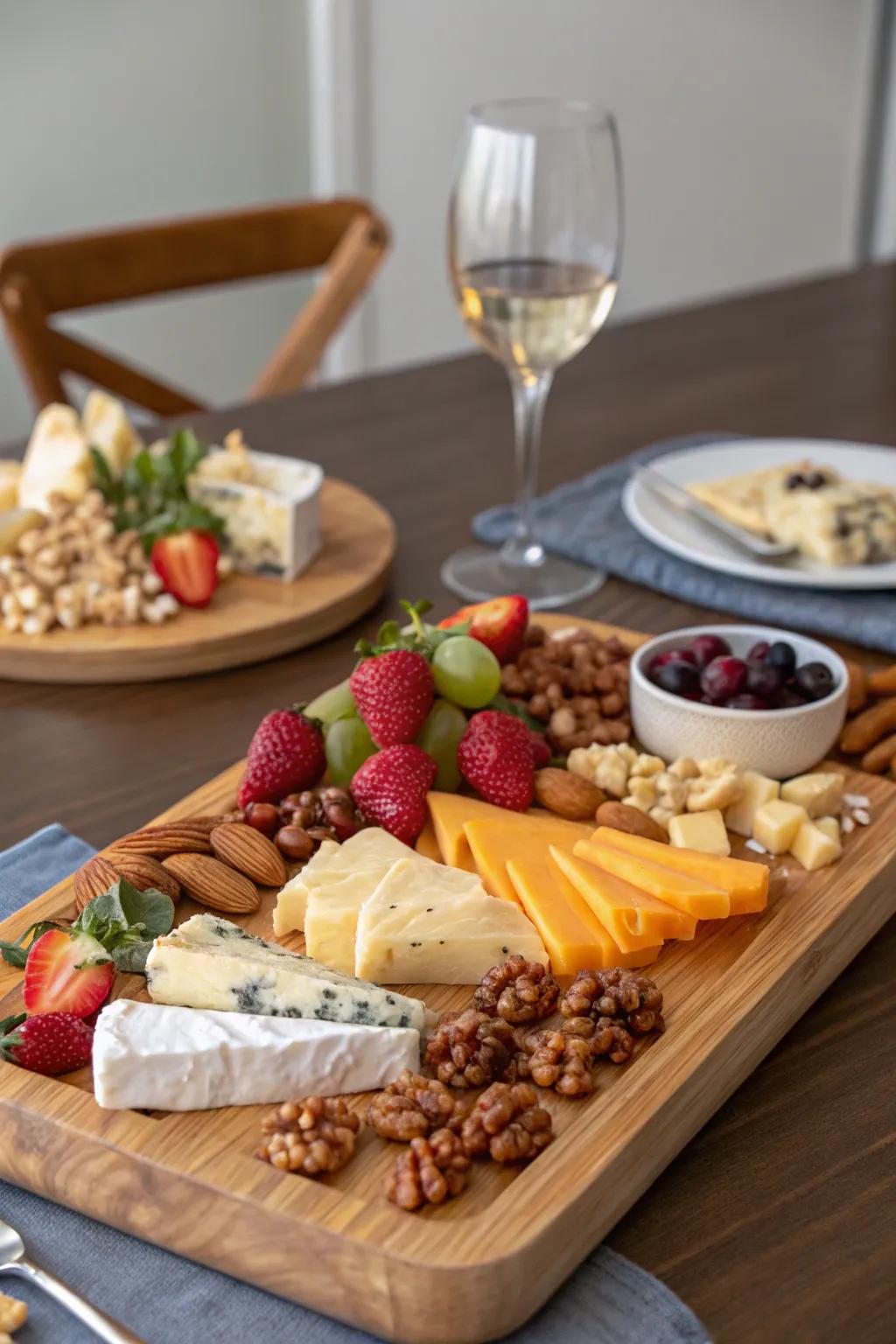 An artisanal cheese display sets the scene for unforgettable hosting and entertaining moments.