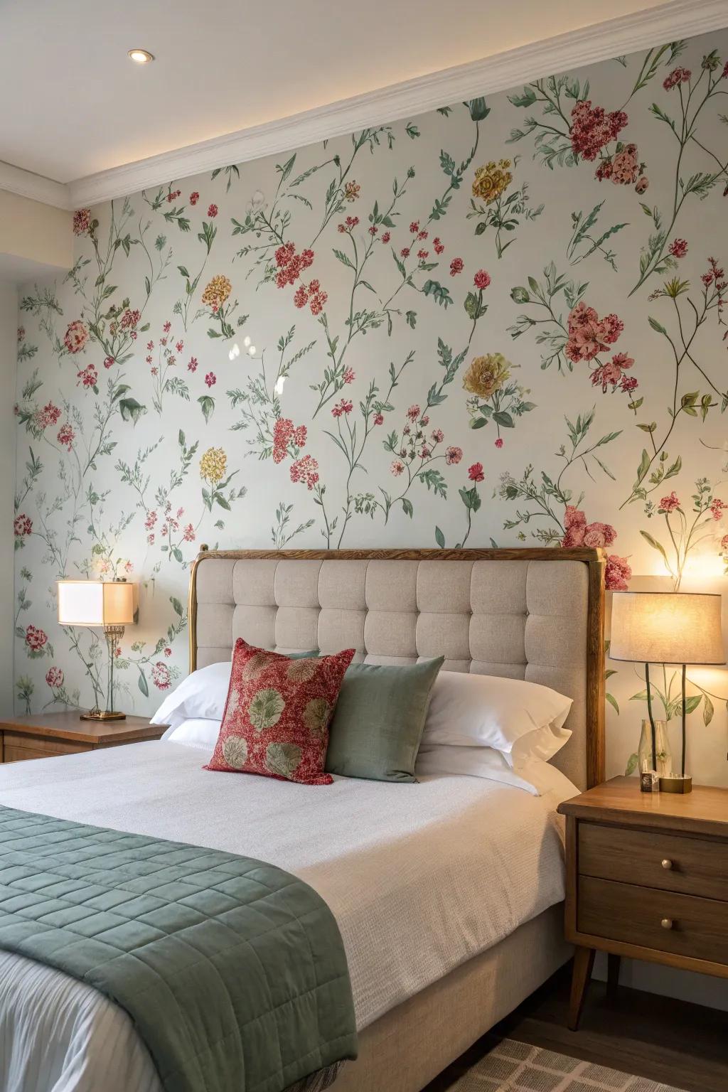 Change your space with easily applied wallpaper.