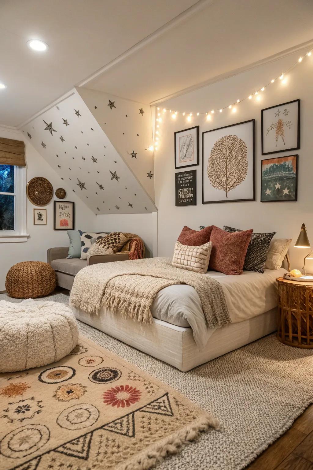 Personalize your space with carefully chosen decor elements.