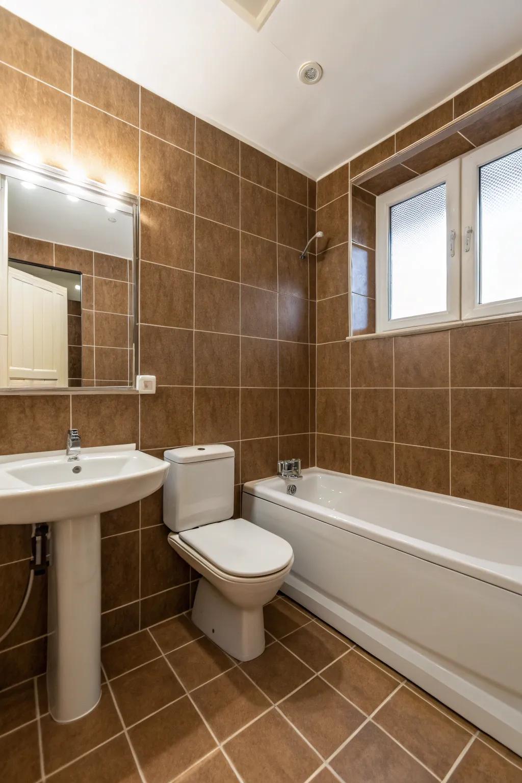 A minimalist approach with a warm touch.