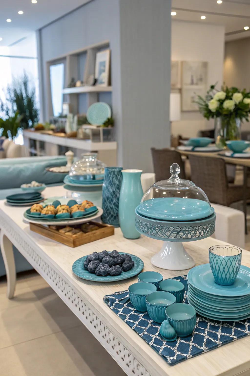 A matched look through careful colour sync.