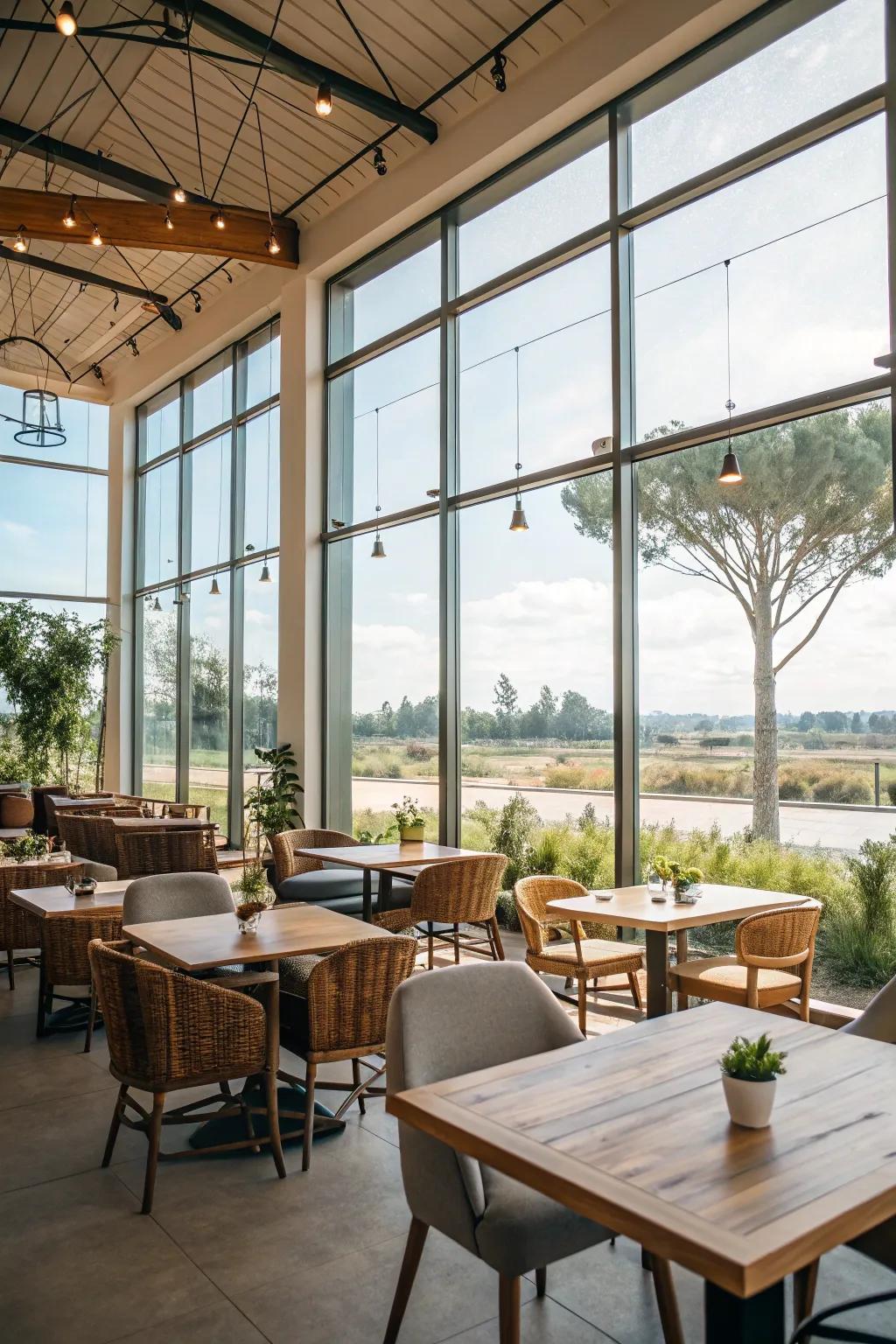 A radiant, open location that encourages unwinding.