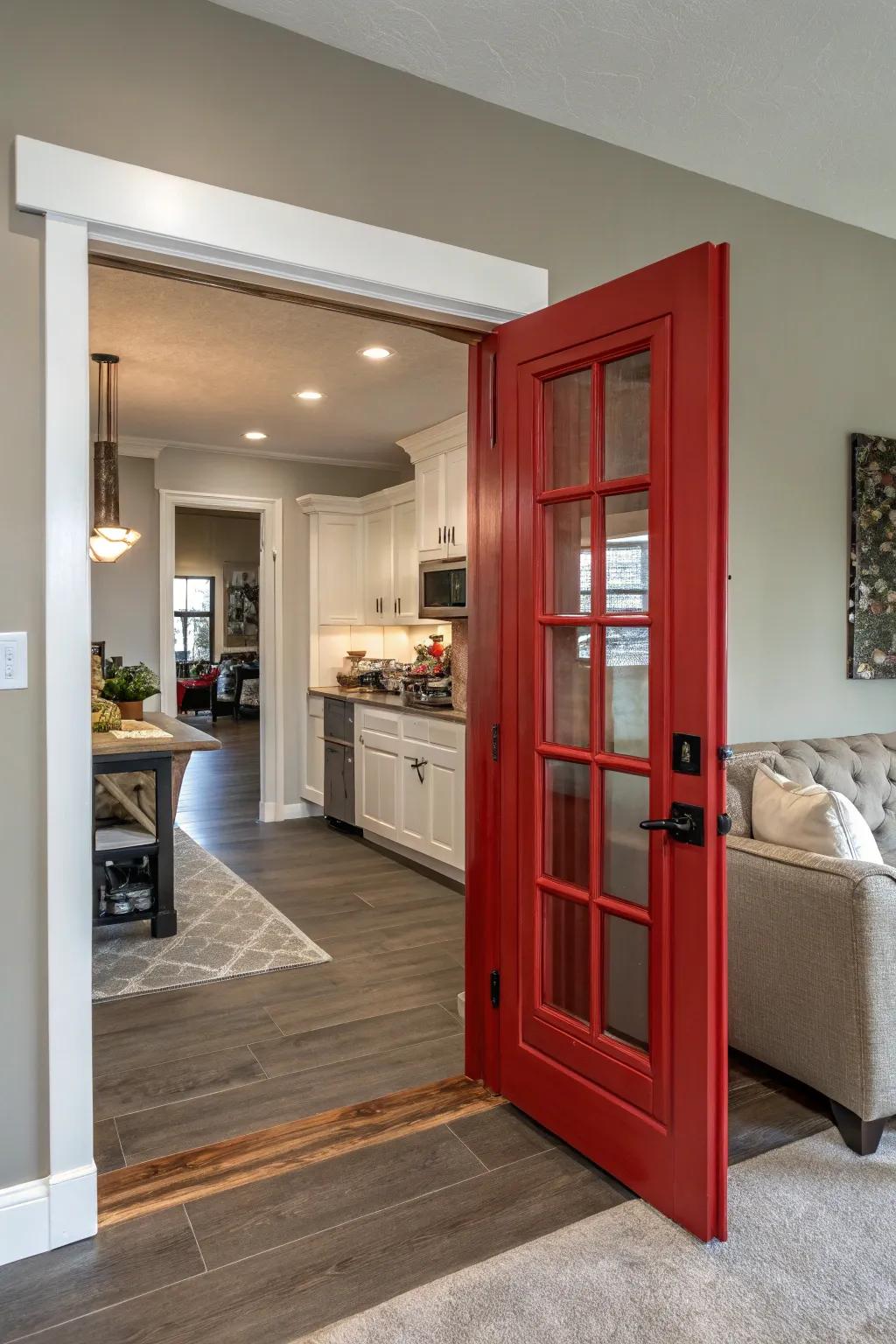 Make a design statement with daring color schemes.