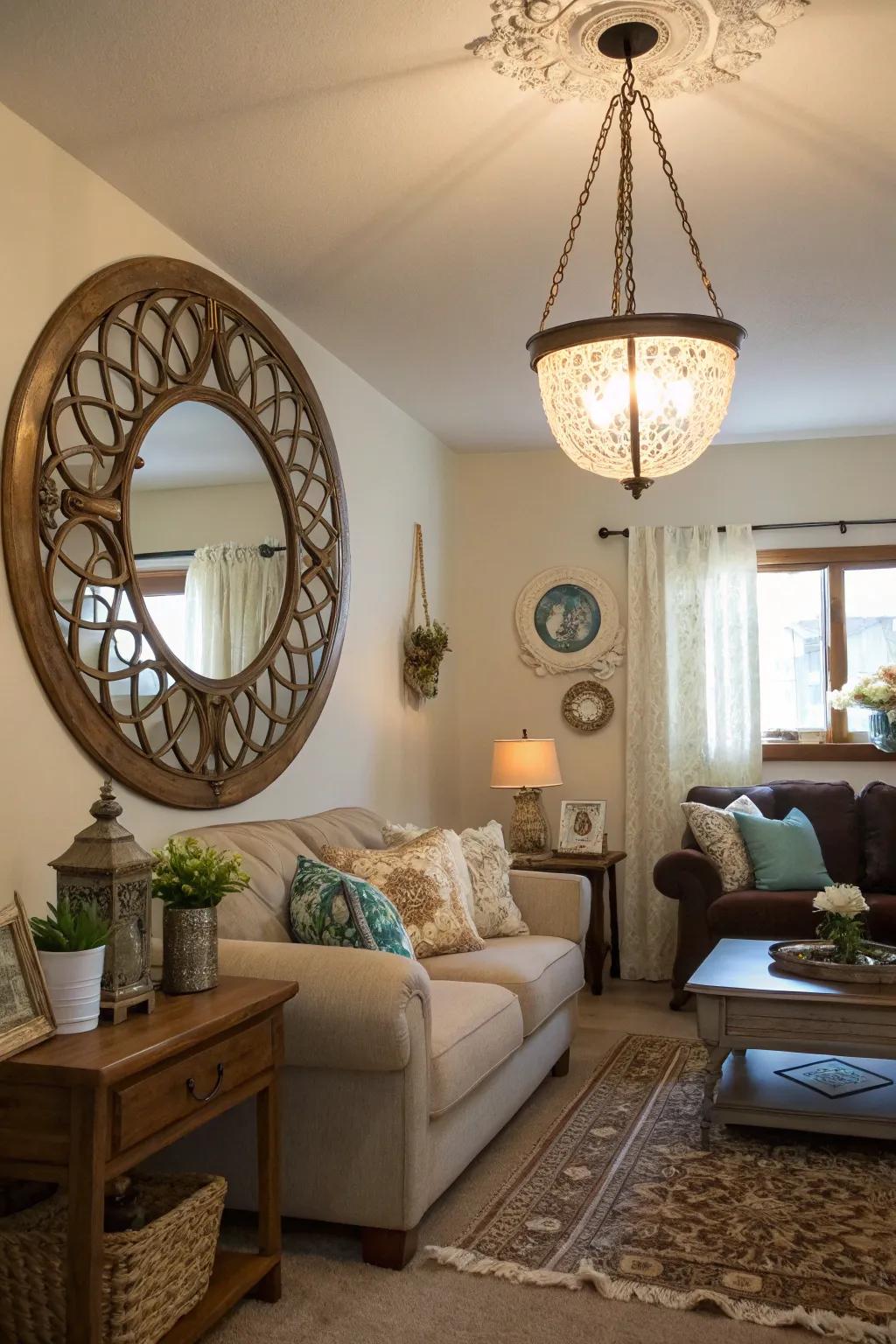 DIY accents are both affordable and fashionable.