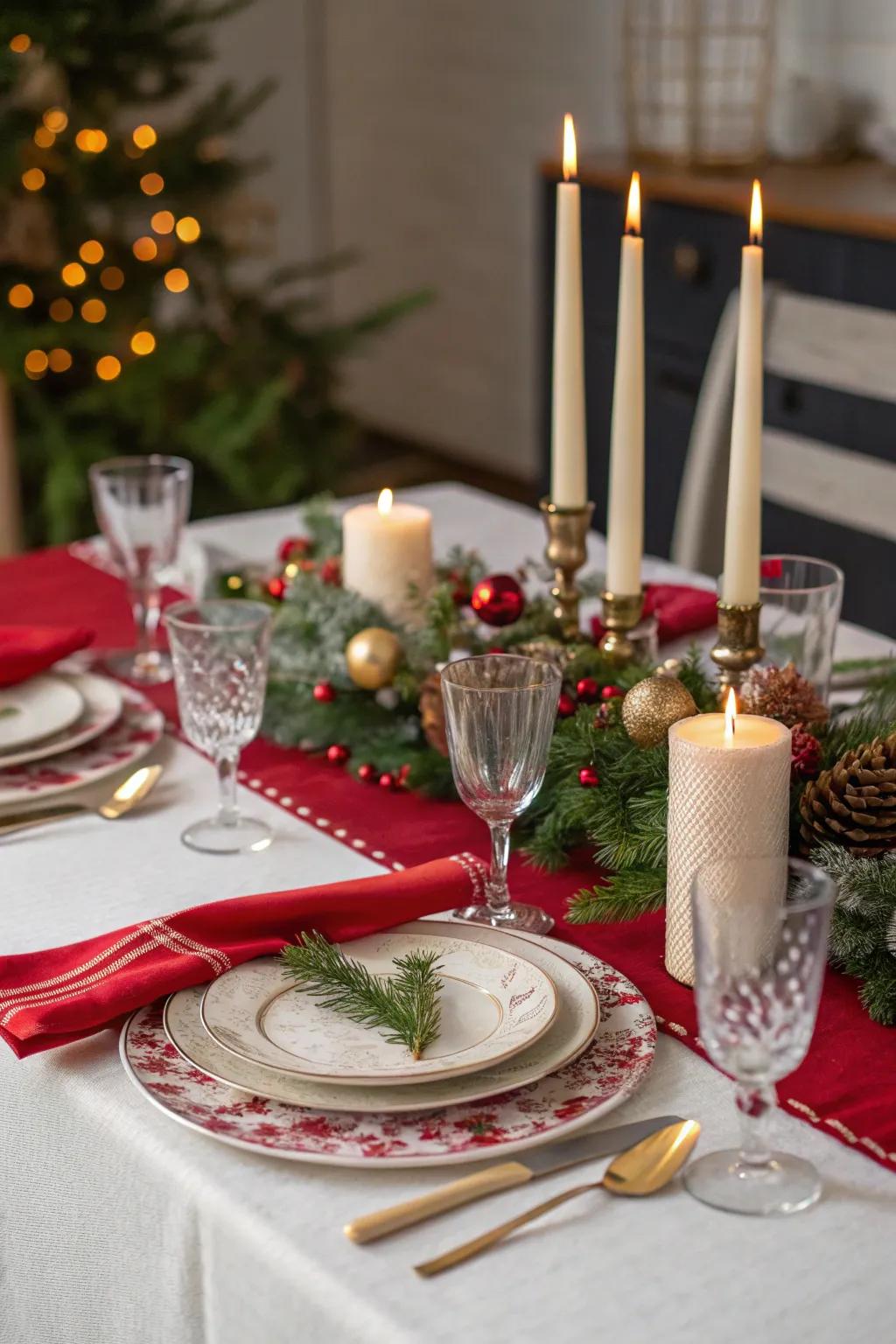 Cultivate an inviting ambiance with refined table settings.