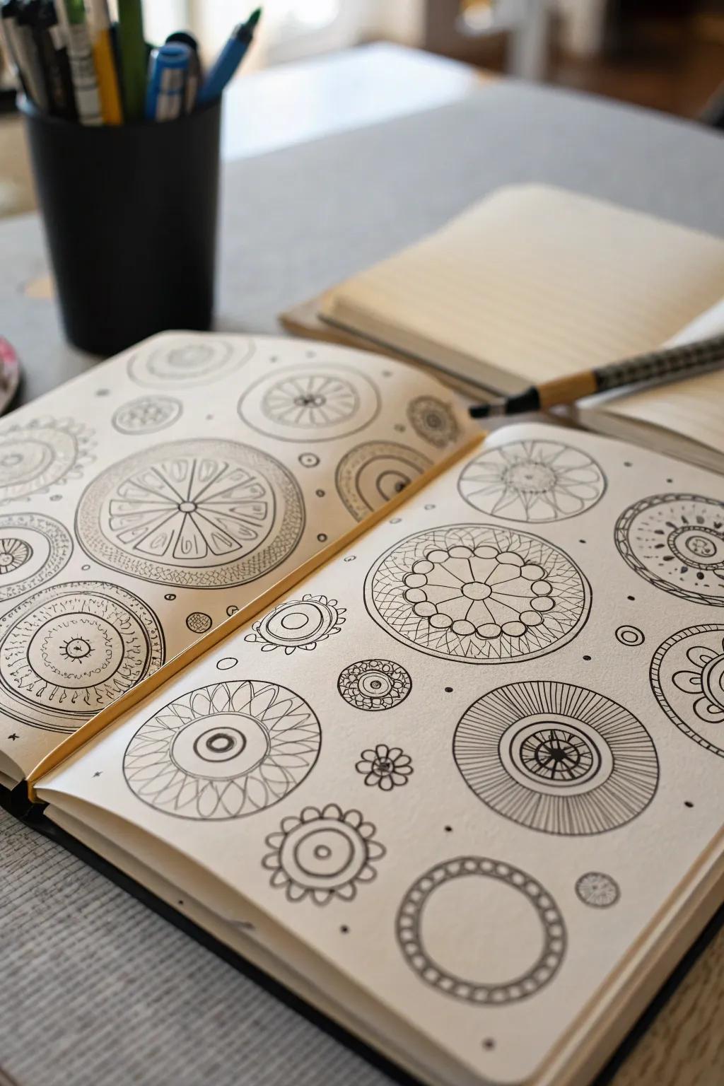 Unleash creativity with whimsical circles.