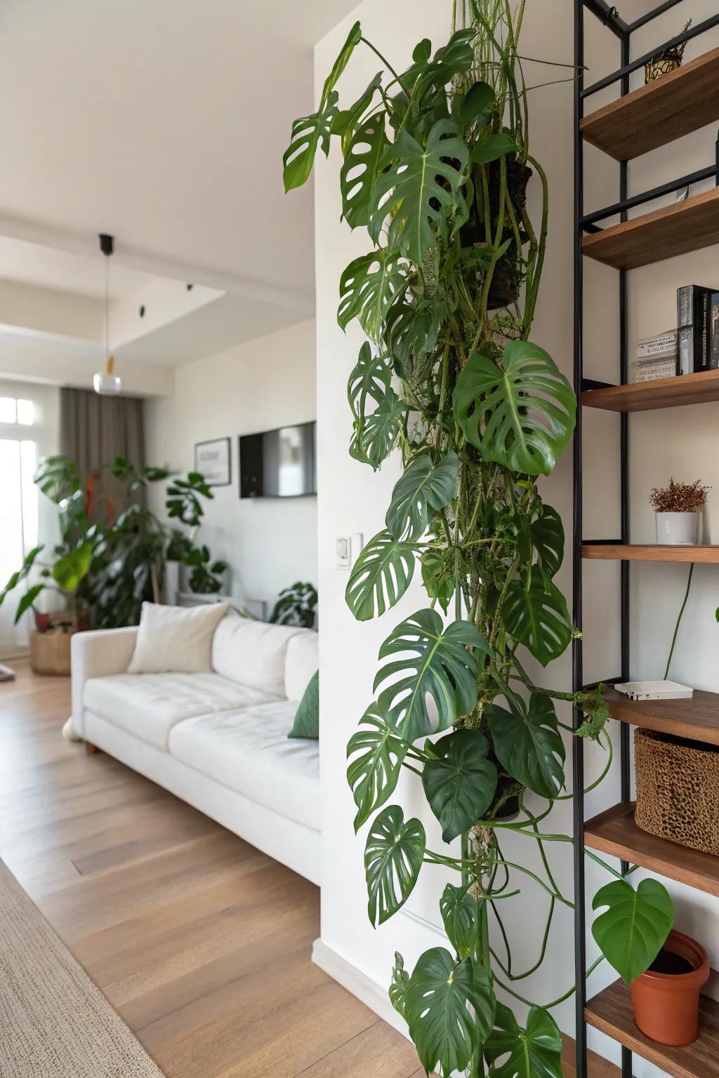 Infuse drama and nature into your display shelves